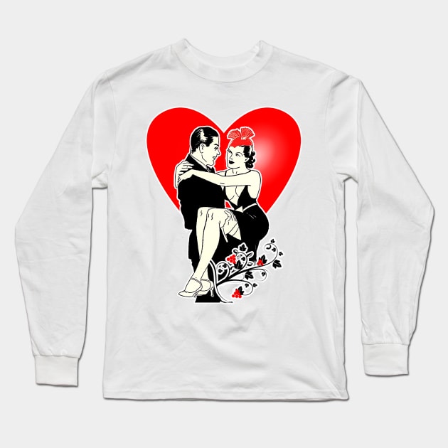 Couple in love Long Sleeve T-Shirt by Marccelus